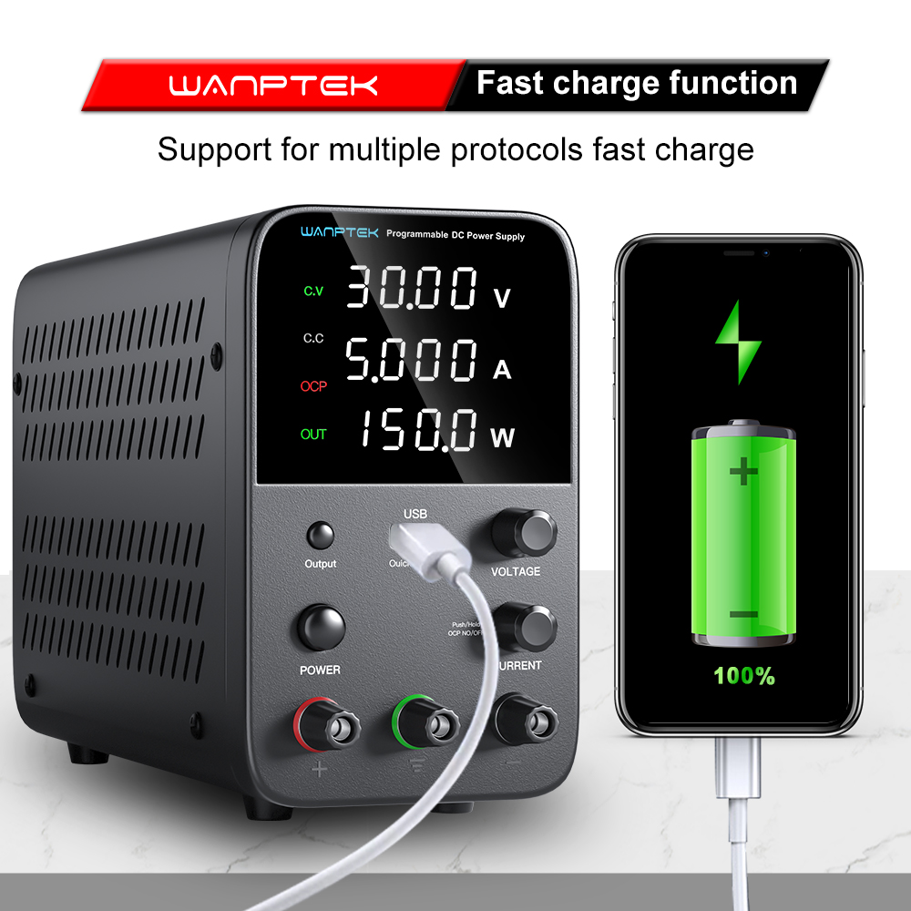 Wanptek Laboratory Power Suppl - Programmable Dc Power Supply 60V 10A recension och pris