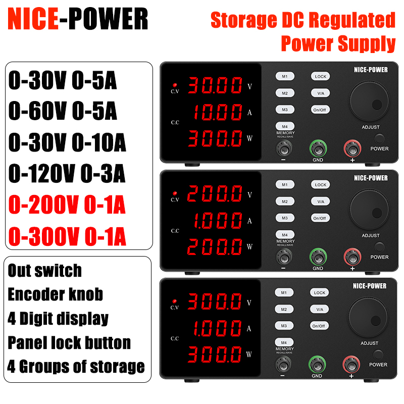 NICE-POWER 200V/300V 1A DC Pow - Switching Dc Power Supply 300V 1A recension och pris