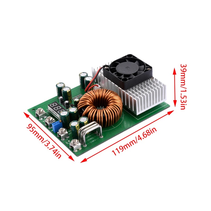 1000W 50A DC-DC Buck Converter - Step Down Dc Power Supply Module 1000W recension och pris